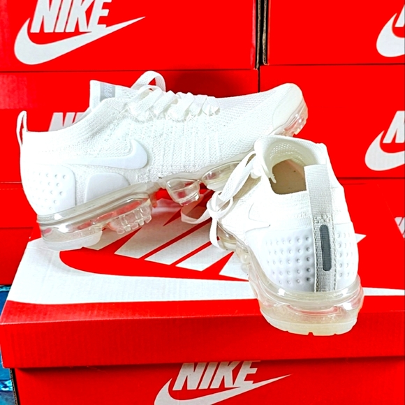 Nike Shoes - Nike air max vapormax all white 2.0 women sneakers brand new in box